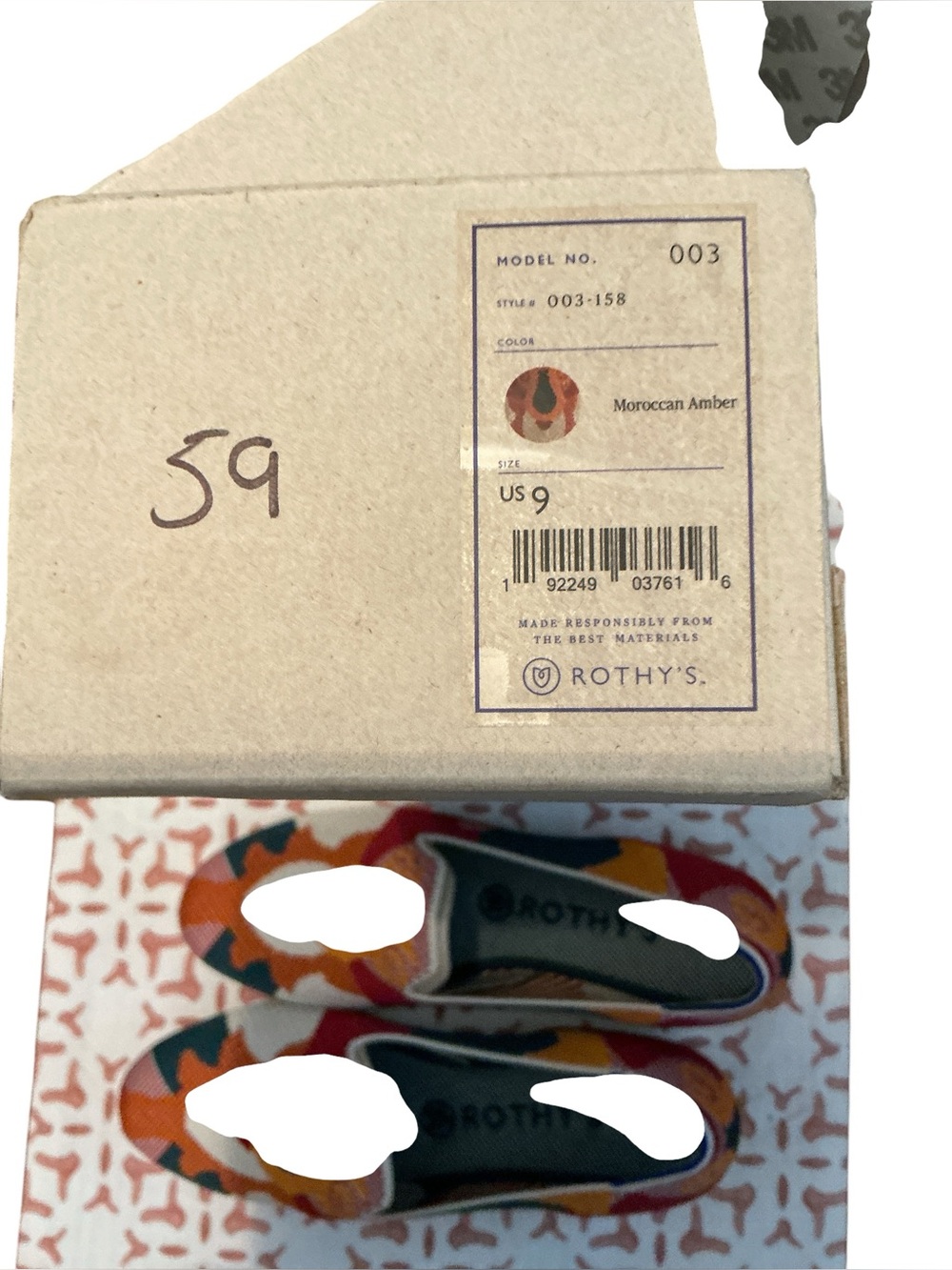 Rothy’s Moroccan loafer size 9 NIB - Picture 6 of 6